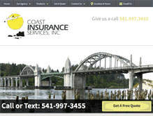 Tablet Screenshot of coastinsurance.com
